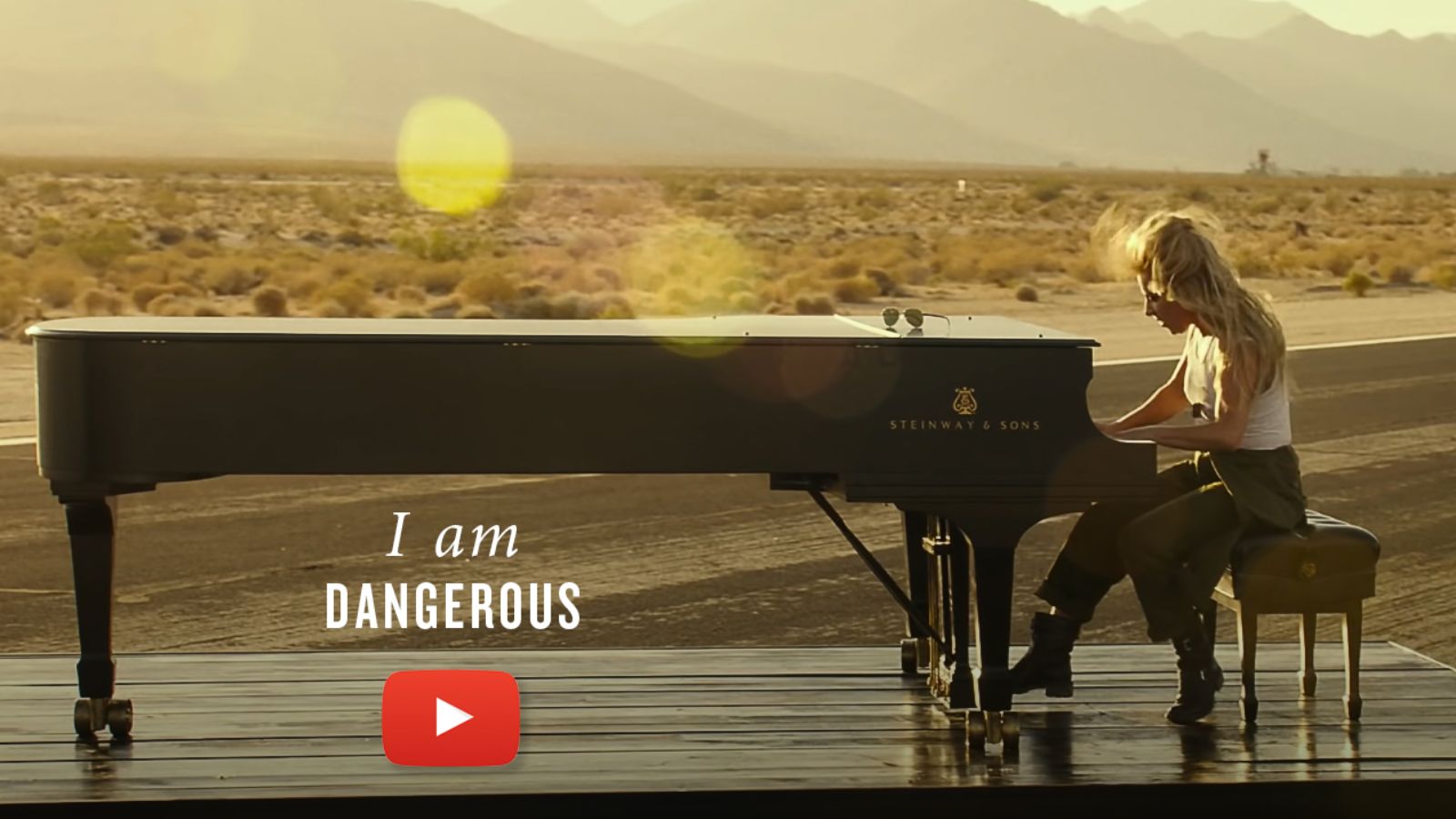 Lady Gaga's new video for "Top Gun Maverick" Steinway & Sons